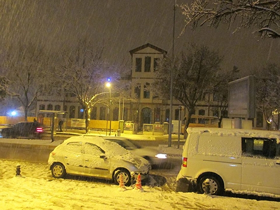 Çankırı beyaza büründü 4