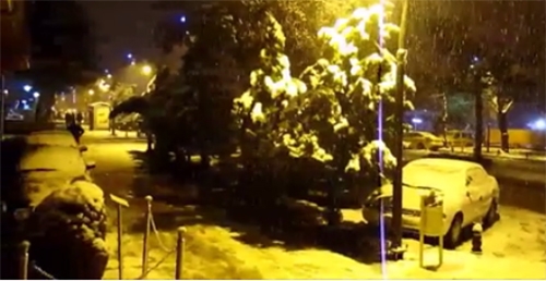 Çankırı beyaza büründü 9