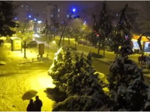 Çankırı beyaza büründü