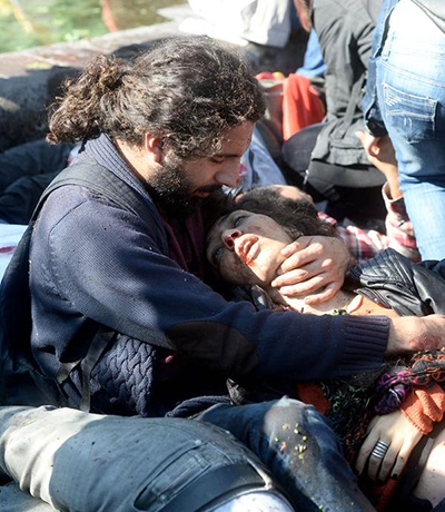 Ankara'da bomba patladı: 95 can kaybı 16