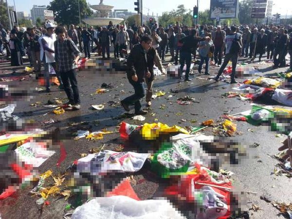 Ankara'da bomba patladı: 95 can kaybı 17