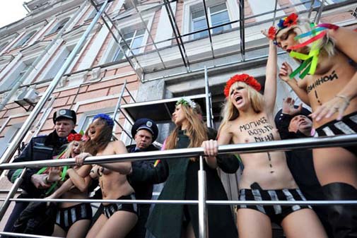 Ukraynada FEMEN Protestoları 1