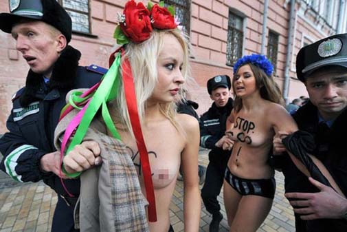 Ukraynada FEMEN Protestoları 18