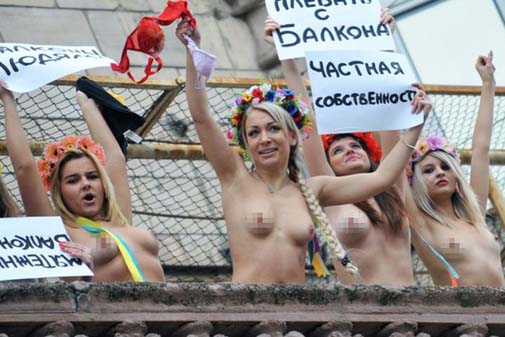 Ukraynada FEMEN Protestoları 4