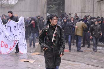 Ankarada öğrencilere polis müdahalesi 8