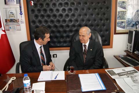 MHP lideri Dr. Devlet Bahçeli Çerkeşte 12