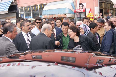 MHP lideri Dr. Devlet Bahçeli Çerkeşte 14