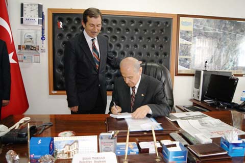 MHP lideri Dr. Devlet Bahçeli Çerkeşte 5