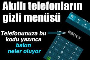 Android telefonların gizli kodları
