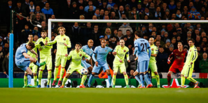 Manchester City: 1 - Barcelona: 2