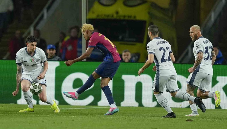 Barcelona-Inter karşılaşmasında gol yağmuru