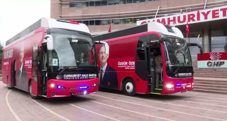 CHP otobüsünün şoförüne ev hapsi