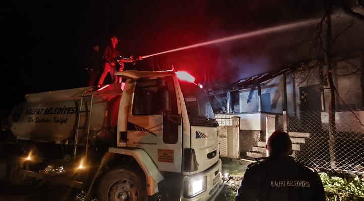 Çankırı'da yangın can aldı