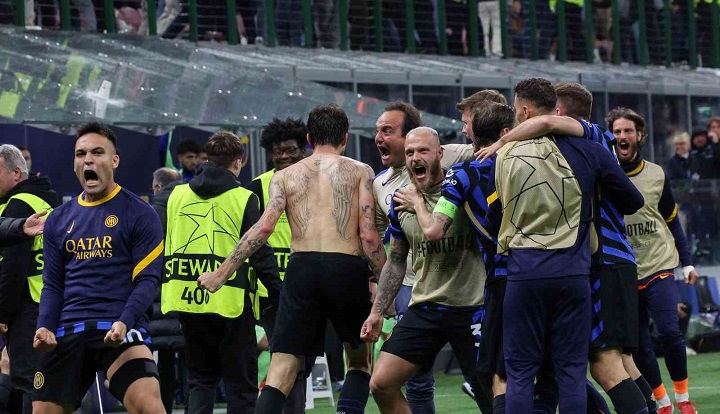 Şampiyonlar Ligi'nde ilk finalistin adı: Inter