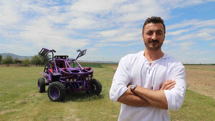 Mad Max filminden etkilendi kendi aracını yaptı
