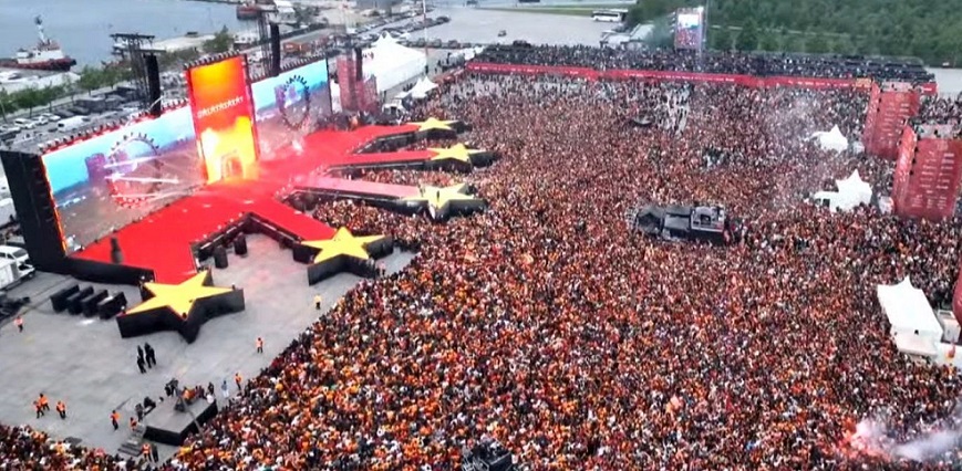 Yenikapı'da Galatasaray coşkusu: Unutulmaz kutlama