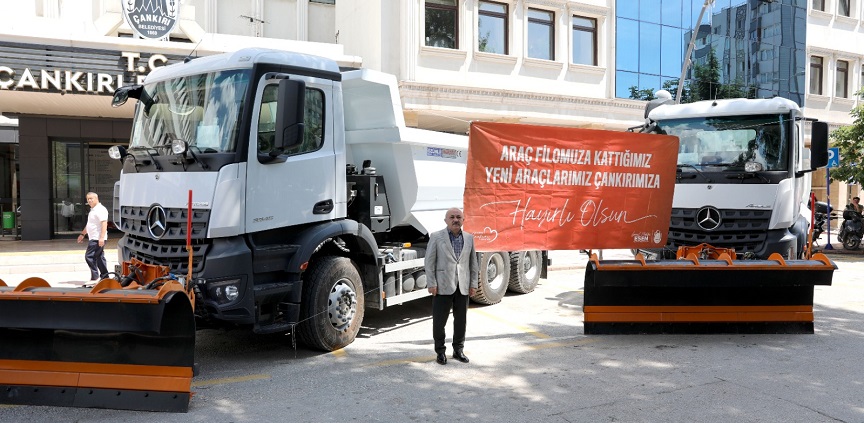 Çankırı Belediyesi araç filosuna 2 yeni araç