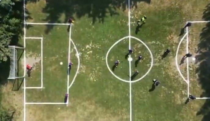 Ilgaz'da gerçekleştirilen 'final maçı' sosyal medyada patladı gitti!