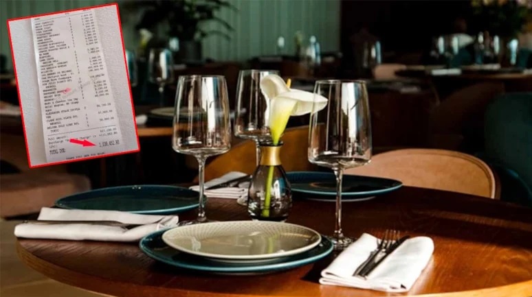 Bodrum'da milyonluk adisyon gündem oldu: Servis ücreti bile 111 bin lira