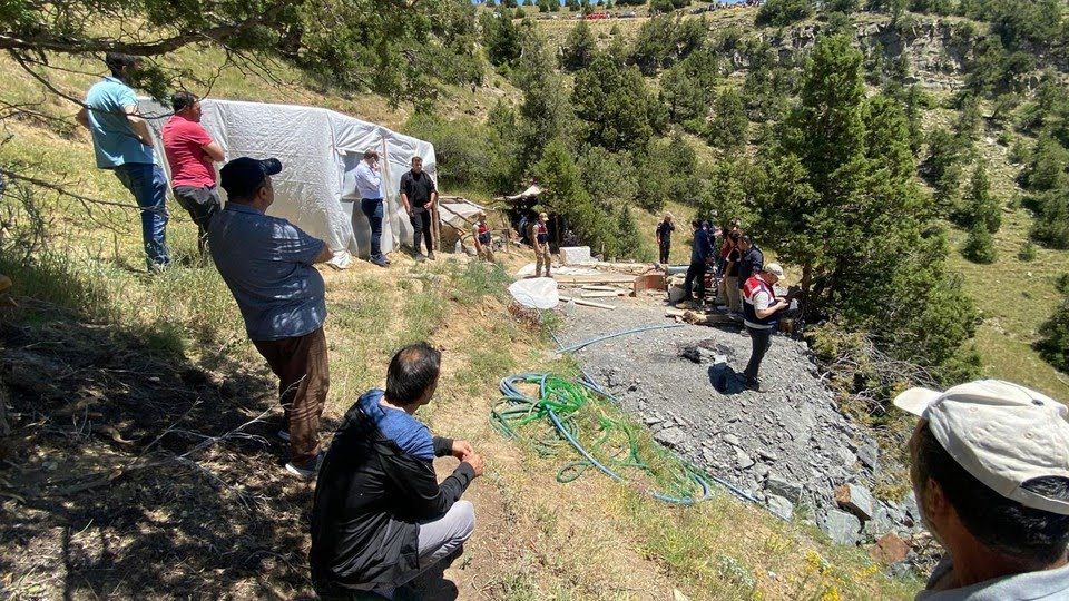 Erzurum'da taşocağında göçük: 3 işçi hayatını kaybetti