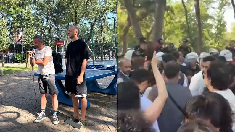 TİP etkinliğine polis ablukası: İrfan Değirmenci gözaltına alındı