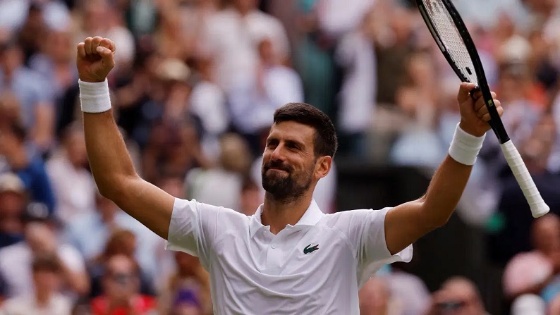 Novak Djokovic Wimbledon'da çeyrek finalde