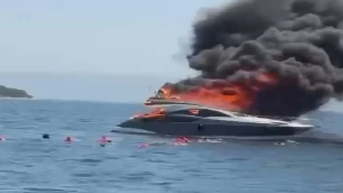 Kınalıada açıklarında dehşet anları