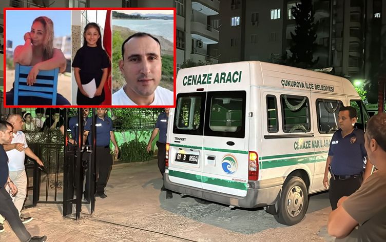 Adana'da aile katliamı: Eşini ve kızını öldürdü, intihar etti!