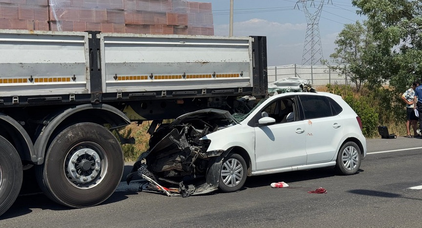 D-100 Karayolu Çerkeş mevkiinde kaza: Sürücü ağır yaralı