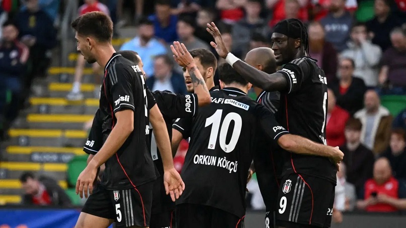 Beşiktaş İrlanda'da farklı kazandı