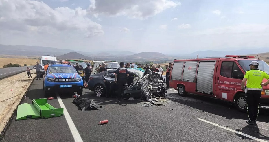 Tokat'ta katliam gibi kaza: Dört can kaybı
