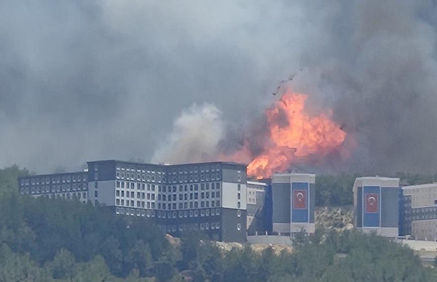 Çanakkale, yangın nedeniyle dehşeti yaşıyor