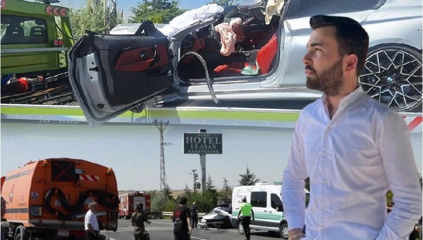 Ankara'daki kazada genç mühendis canından oldu