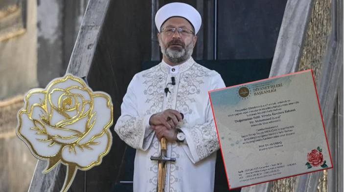 Diyanet, 'altın varaklı' davetiye bastırdı!