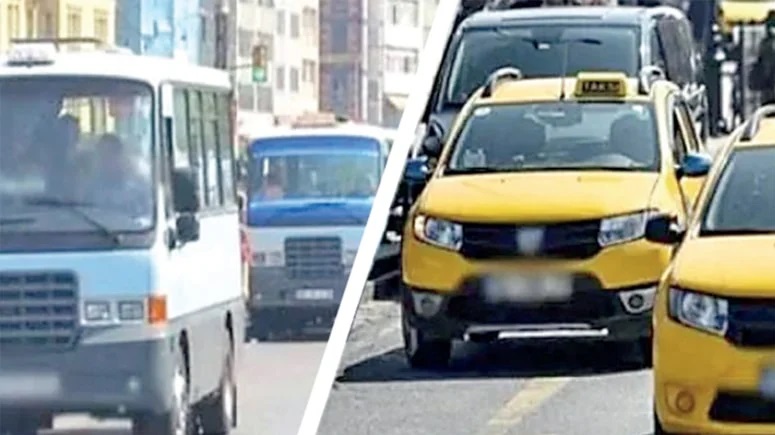 Taksi ve dolmuşa vergi vatandaşın cebinden çıkacak