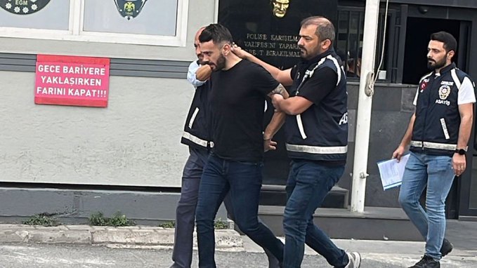 Çocuklarının yanında babayı tokatlayan sürücü tutuklandı