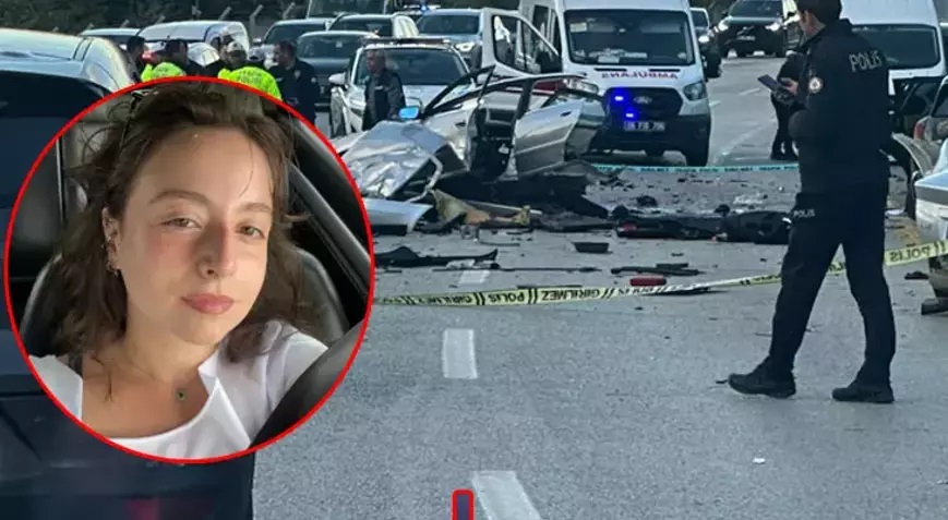 Ankara'da iki otomobil çarpıştı: 1 ölü, 2 yaralı