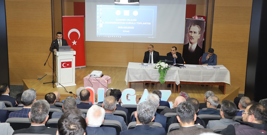 Çankırı İl Koordinasyon Kurulu toplantısı Ilgaz'da gerçekleştirildi