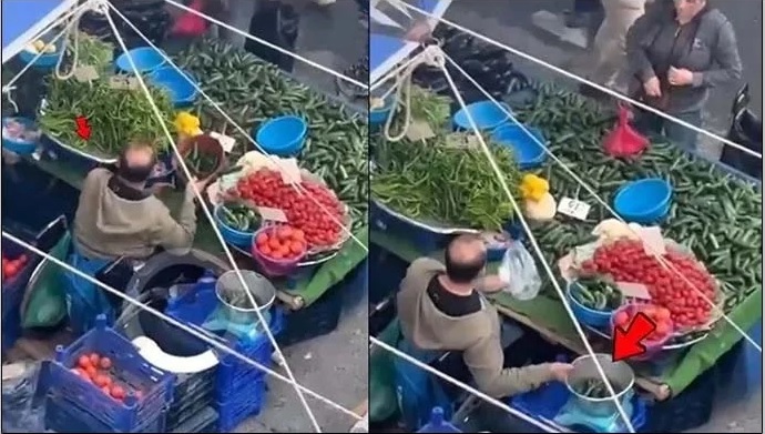 'Küçük hesapçı' pazarcıya çifte ceza!