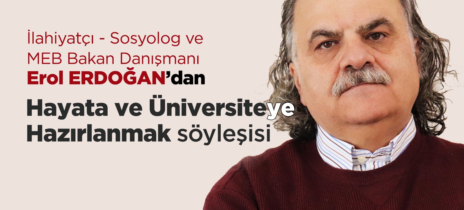 Sosyolog Erol Erdoğan, 8 Kasım'da Çankırı'da gençlerle buluşuyor