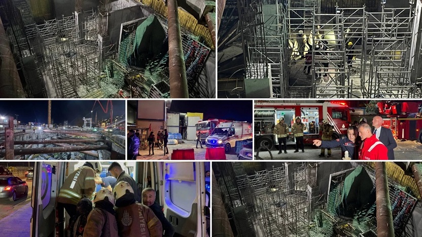 İstanbul'da metro inşaatında çökme! Bir işçi hayatını kaybetti
