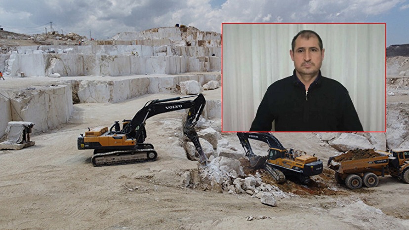 Karaman'da üzerine kaya düşen işçi öldü