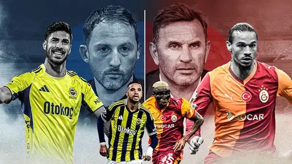 Fenerbahçe-Galatasaray derbisi: Liderlik için tarihi gece: Muhtemel 11'ler
