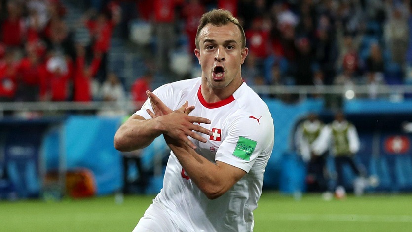 Xherdan Şakiri Avrupa futbolcuları arasında rekortmendir