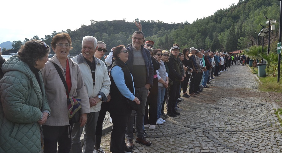 Dalaman'da yapılması planlanan yat bağlama iskelesine protesto