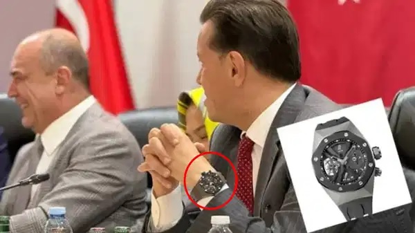 AKP'li vekil Nebi Hatipoğlu bütçe görüşmelerine 9.2 milyonluk saatiyle katıldı!