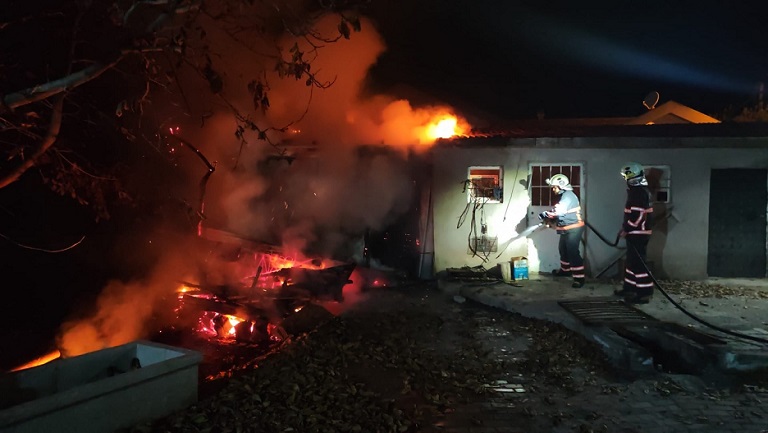 Çankırı itfaiyesi son bir yılda 305 yangına müdahale etti