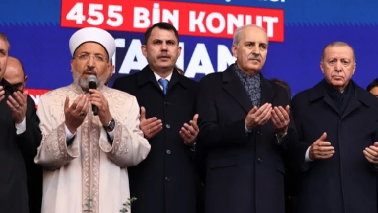 Erdoğan'ın katıldığı törende büyük skandal