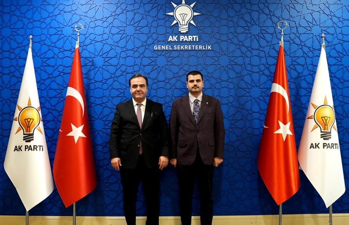 Çankırı Karatekin Üniversitesi Rektörü AKP Genel Merkezi'nde