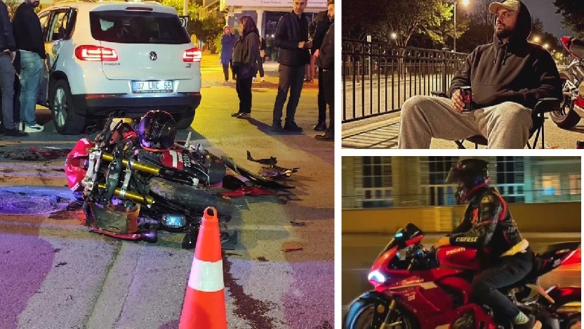 Antalya'da kaskını sevgilisine veren sosyal medya fenomeni kazada öldü